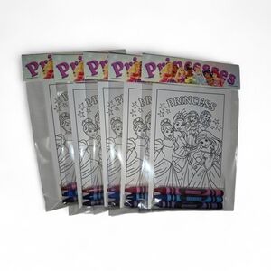 Princesses Coloring Book Set with Crayons
